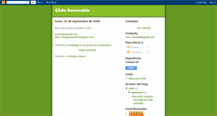 Desktop Screenshot of chilerenovables.blogspot.com