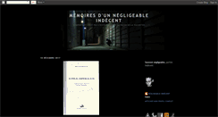 Desktop Screenshot of negligeableindecent.blogspot.com