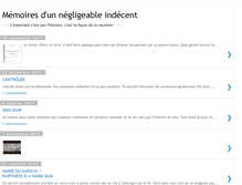 Tablet Screenshot of negligeableindecent.blogspot.com