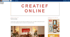 Desktop Screenshot of creatiefonline.blogspot.com