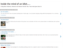 Tablet Screenshot of insidethemindofanidiot.blogspot.com