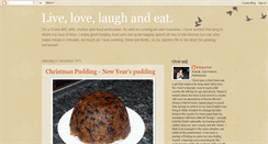 Desktop Screenshot of live-love-laugh-and-eat.blogspot.com