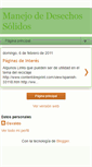 Mobile Screenshot of manejodedesechosslidos.blogspot.com