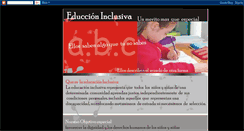 Desktop Screenshot of lainclusioneducativa.blogspot.com