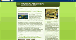 Desktop Screenshot of naturopatiaregulacionya.blogspot.com