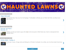 Tablet Screenshot of hauntedlawns.blogspot.com