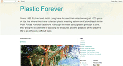 Desktop Screenshot of plasticforever.blogspot.com