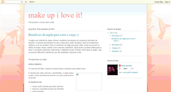 Desktop Screenshot of makeupiloveit.blogspot.com