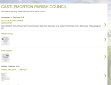 Tablet Screenshot of castlemortonparishcouncil.blogspot.com