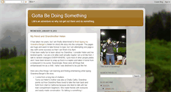 Desktop Screenshot of gottabedoingsomething.blogspot.com