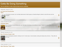 Tablet Screenshot of gottabedoingsomething.blogspot.com