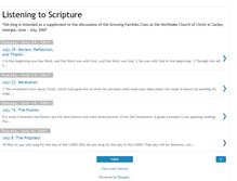 Tablet Screenshot of listeningtoscripture.blogspot.com