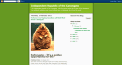 Desktop Screenshot of independentrepublicofthecanongate.blogspot.com