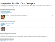 Tablet Screenshot of independentrepublicofthecanongate.blogspot.com