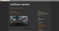 Desktop Screenshot of mattmaners.blogspot.com