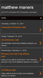 Mobile Screenshot of mattmaners.blogspot.com