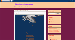 Desktop Screenshot of monologodasemocoes.blogspot.com