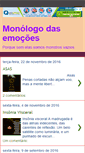 Mobile Screenshot of monologodasemocoes.blogspot.com