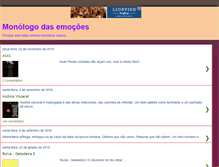 Tablet Screenshot of monologodasemocoes.blogspot.com