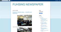 Desktop Screenshot of fuhsingnewspaper.blogspot.com