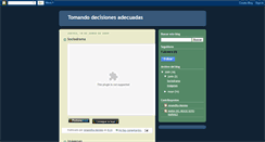 Desktop Screenshot of decisionesadecuadas.blogspot.com