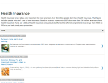 Tablet Screenshot of healthinsurance2day.blogspot.com