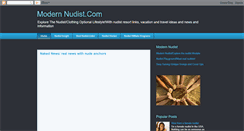 Desktop Screenshot of modernnudist.blogspot.com