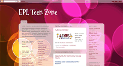 Desktop Screenshot of eplteenspace.blogspot.com