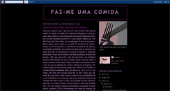 Desktop Screenshot of fazmeumacomida.blogspot.com