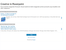 Tablet Screenshot of kreatifpowerpoint.blogspot.com