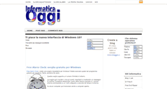 Desktop Screenshot of informatica-oggi.blogspot.com