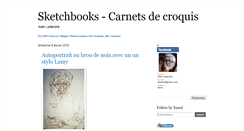 Desktop Screenshot of carnets-de-croquis.blogspot.com