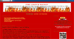 Desktop Screenshot of firecrotchrocket.blogspot.com