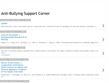 Tablet Screenshot of anti-bullyingsupportcorner.blogspot.com