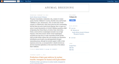 Desktop Screenshot of animalbreeding.blogspot.com