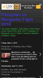 Mobile Screenshot of pacquiao-vs-margarito-fight-2010.blogspot.com