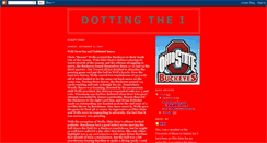 Desktop Screenshot of dottingthei.blogspot.com