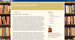 Desktop Screenshot of mandiecountrymusicnerd.blogspot.com