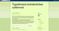 Desktop Screenshot of koirahoitolatarjan.blogspot.com