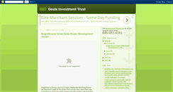 Desktop Screenshot of geula-investment-trust.blogspot.com