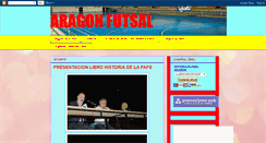 Desktop Screenshot of futsalaragon.blogspot.com