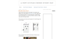 Desktop Screenshot of chord-a-day.blogspot.com