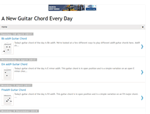 Tablet Screenshot of chord-a-day.blogspot.com