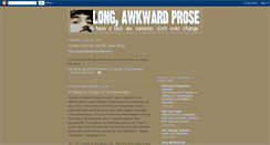 Desktop Screenshot of longawkwardprose.blogspot.com