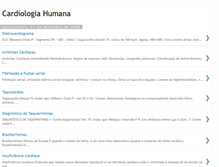 Tablet Screenshot of cardiologiahumana.blogspot.com
