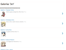 Tablet Screenshot of galerias3x1.blogspot.com