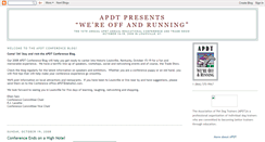 Desktop Screenshot of apdtconference.blogspot.com