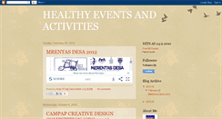 Desktop Screenshot of healthyevents4students.blogspot.com