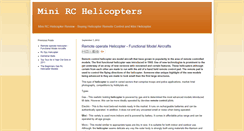 Desktop Screenshot of mini-rc-helicopters.blogspot.com