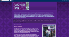 Desktop Screenshot of bohemianartsdeloraine.blogspot.com
